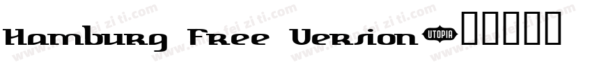 Hamburg Free Version字体转换